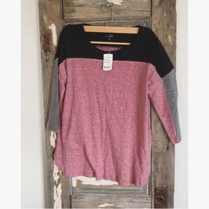 Suzanne Betro Long Sleeve Shirt Tri Colored